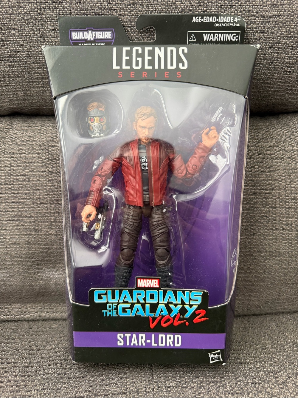 Hasbro Marvel Legends Star-Lord Action Figure - Red Jacket, Black Pants